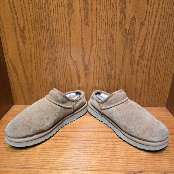 UGG Classic Micro Suede Booties Size 8 1108193 Chestnut Boots Slippers - Picture 3 of 8